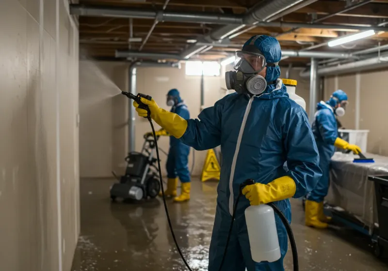 Basement Sanitization and Antimicrobial Treatment process in Horseshoe Bend, AR